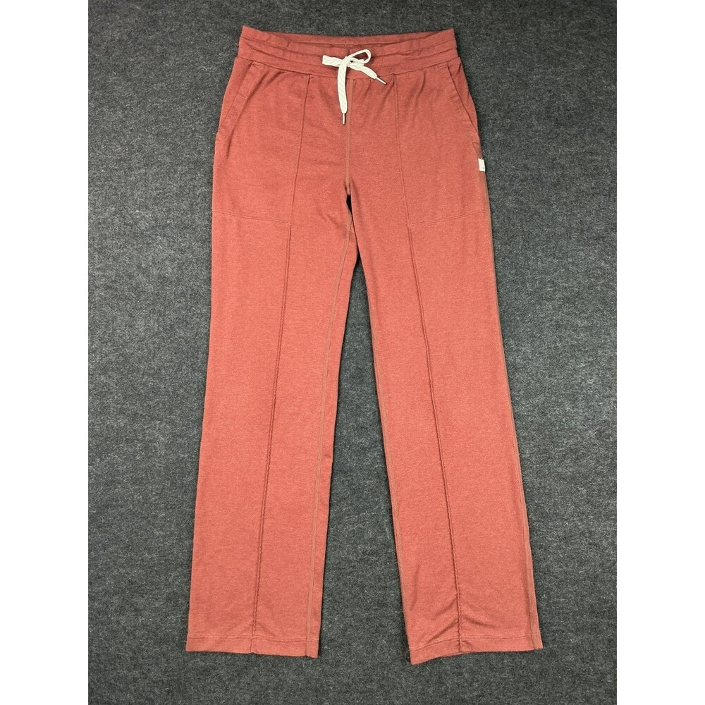 Vuori Halo Essential Wideleg Pants Women's Size XS Sable Athleisure Yoga Workout
